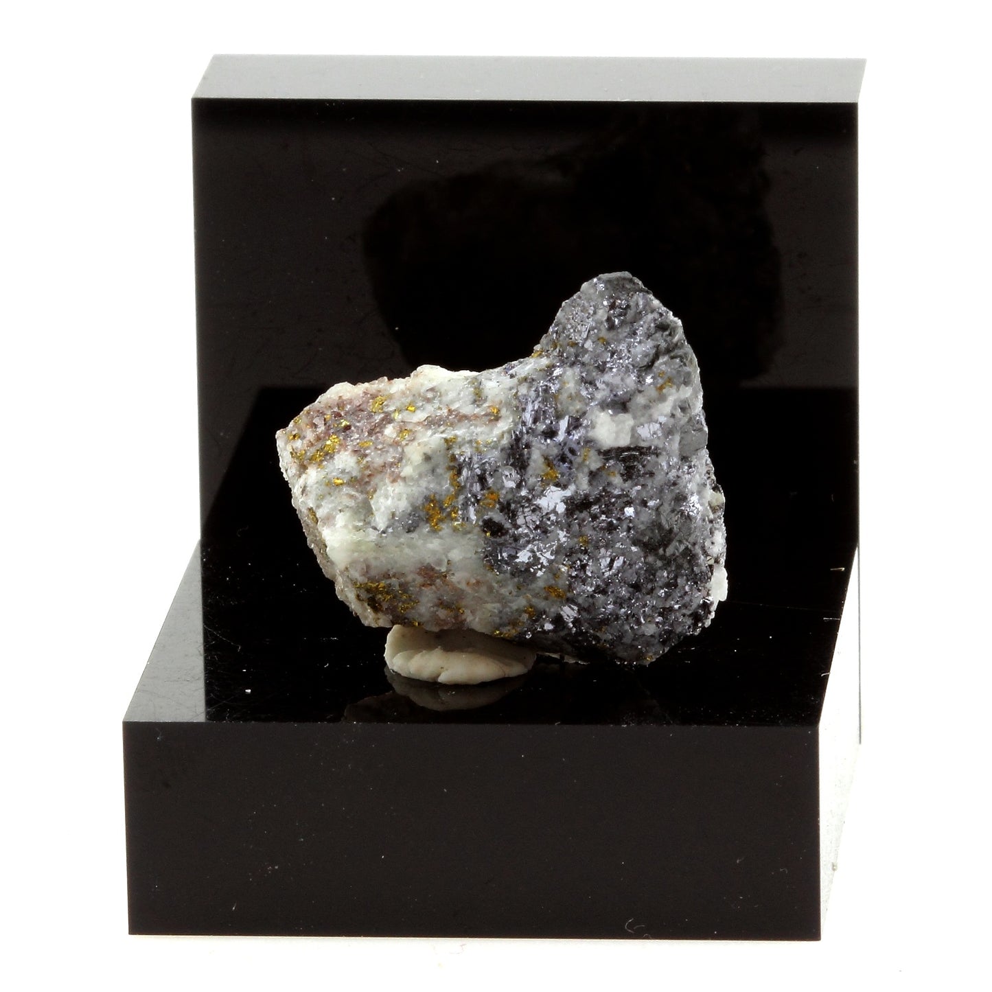 Chalcopyrite. 20.58 carats. Cavnic, Maramureș Co., Roumanie
