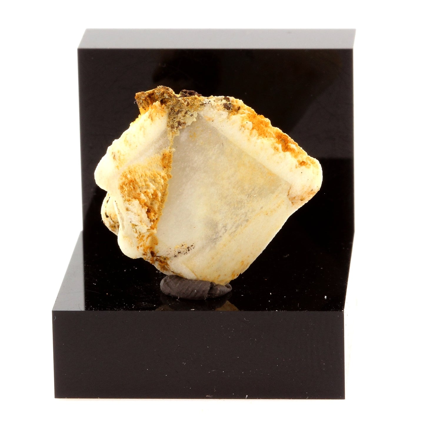 Baryte, Siderite. 24.56 carats. Mésage Mine, Vizille, France