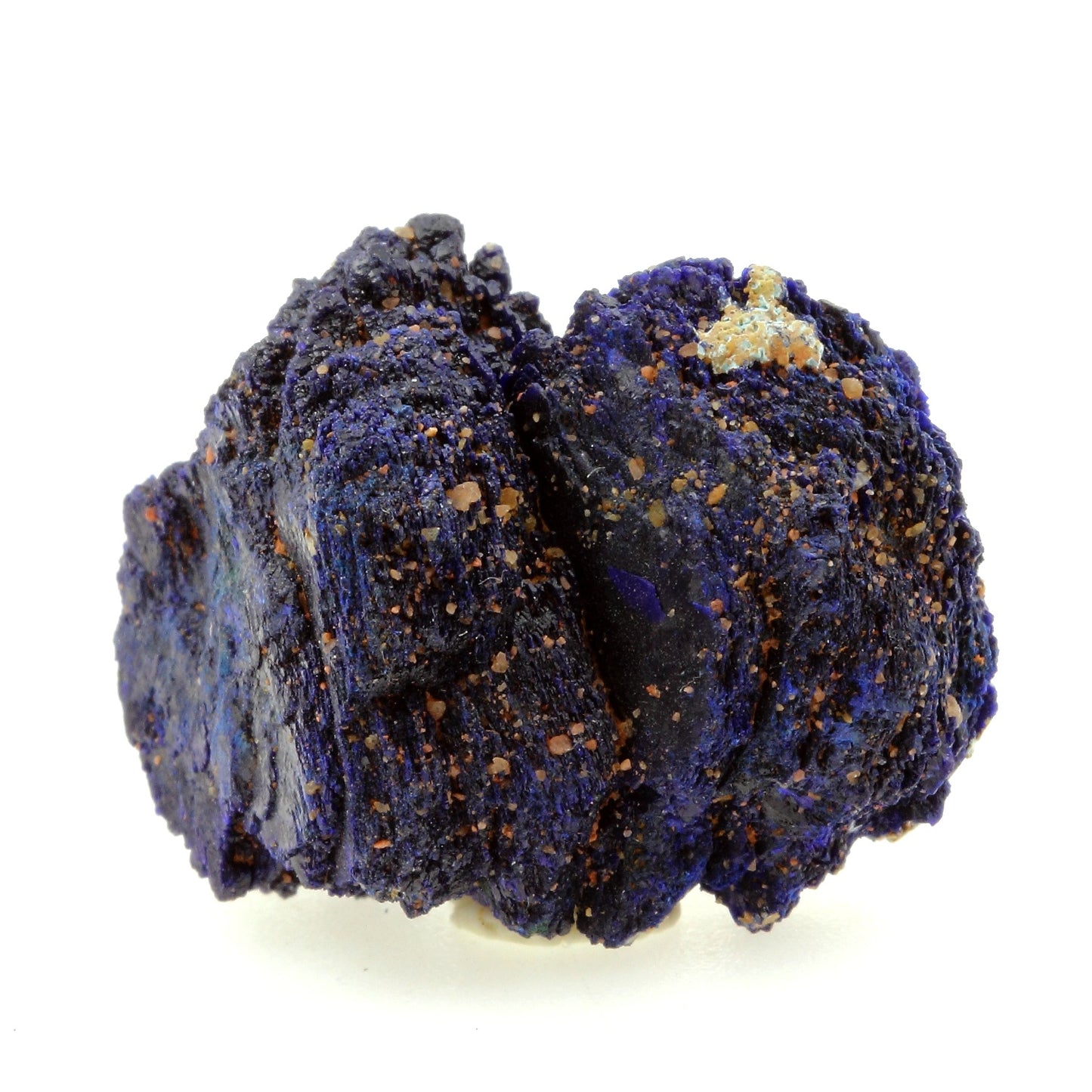 Chessylite (Azurite). 62.4 carats. Chessy-les-Mines, Rhône, France
