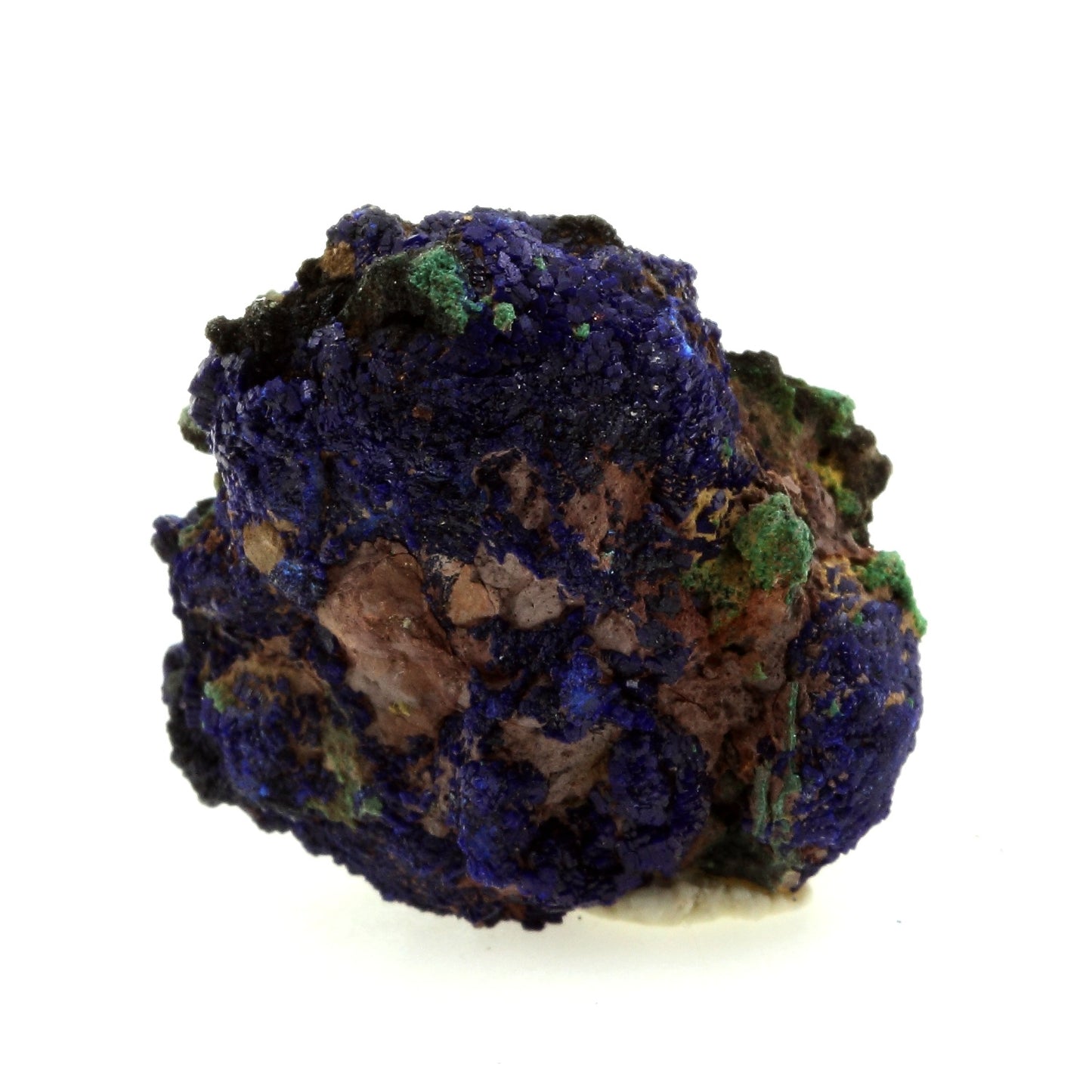 Chessylite (Azurite). 57.11 carats. Chessy-les-Mines, Rhône, France