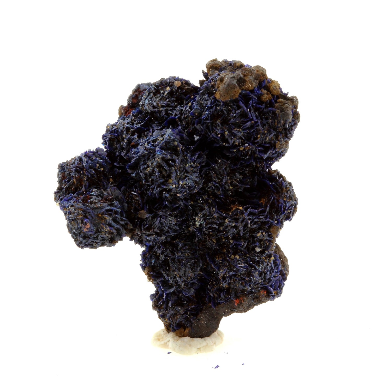 Chessylite (Azurite). 39.39 carats. Chessy-les-Mines, Rhône, France