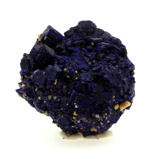 Chessylite (Azurite). 45.58 carats. Chessy-les-Mines, Rhône, France