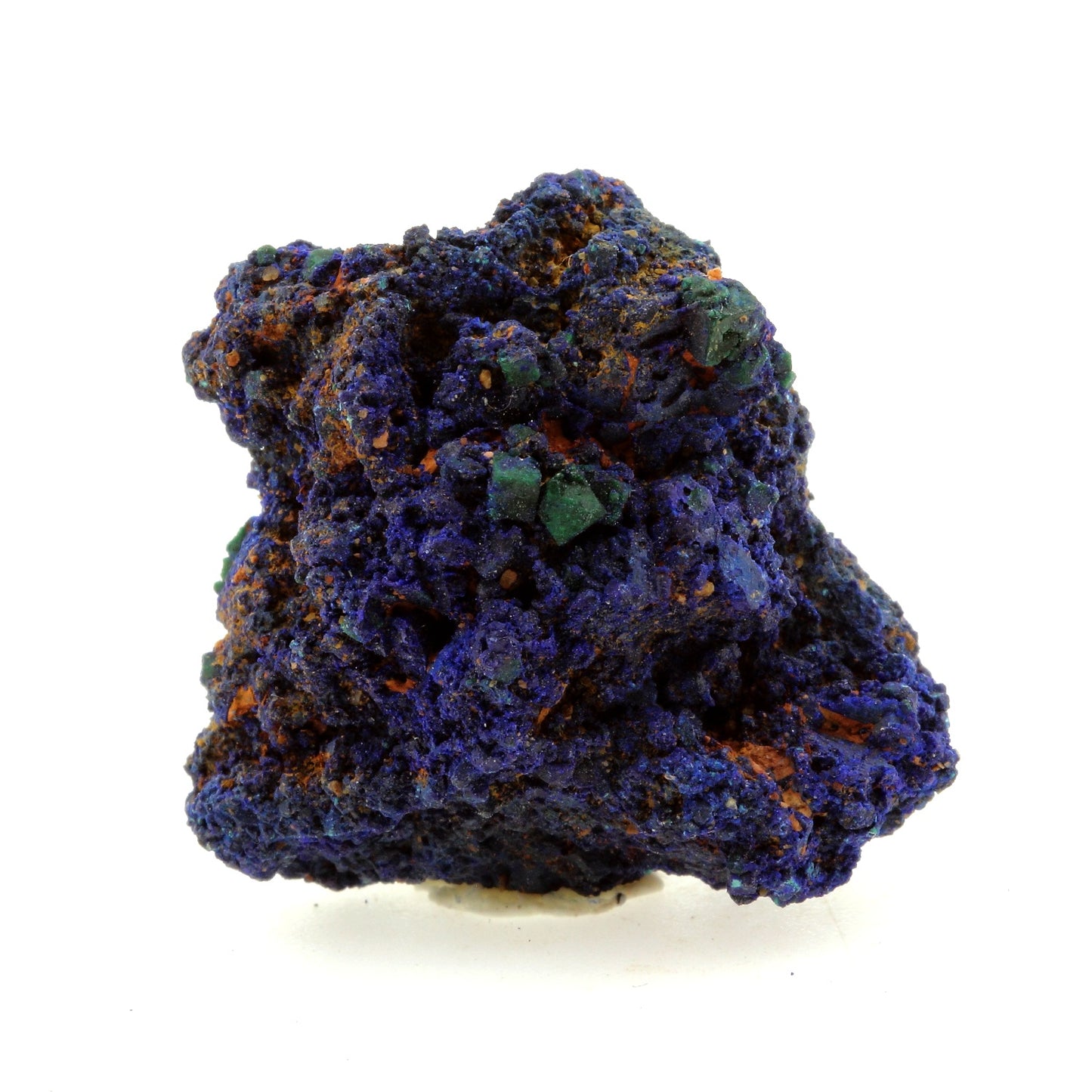 Chessylite (Azurite). 76.9 carats. Chessy-les-Mines, Rhône, France