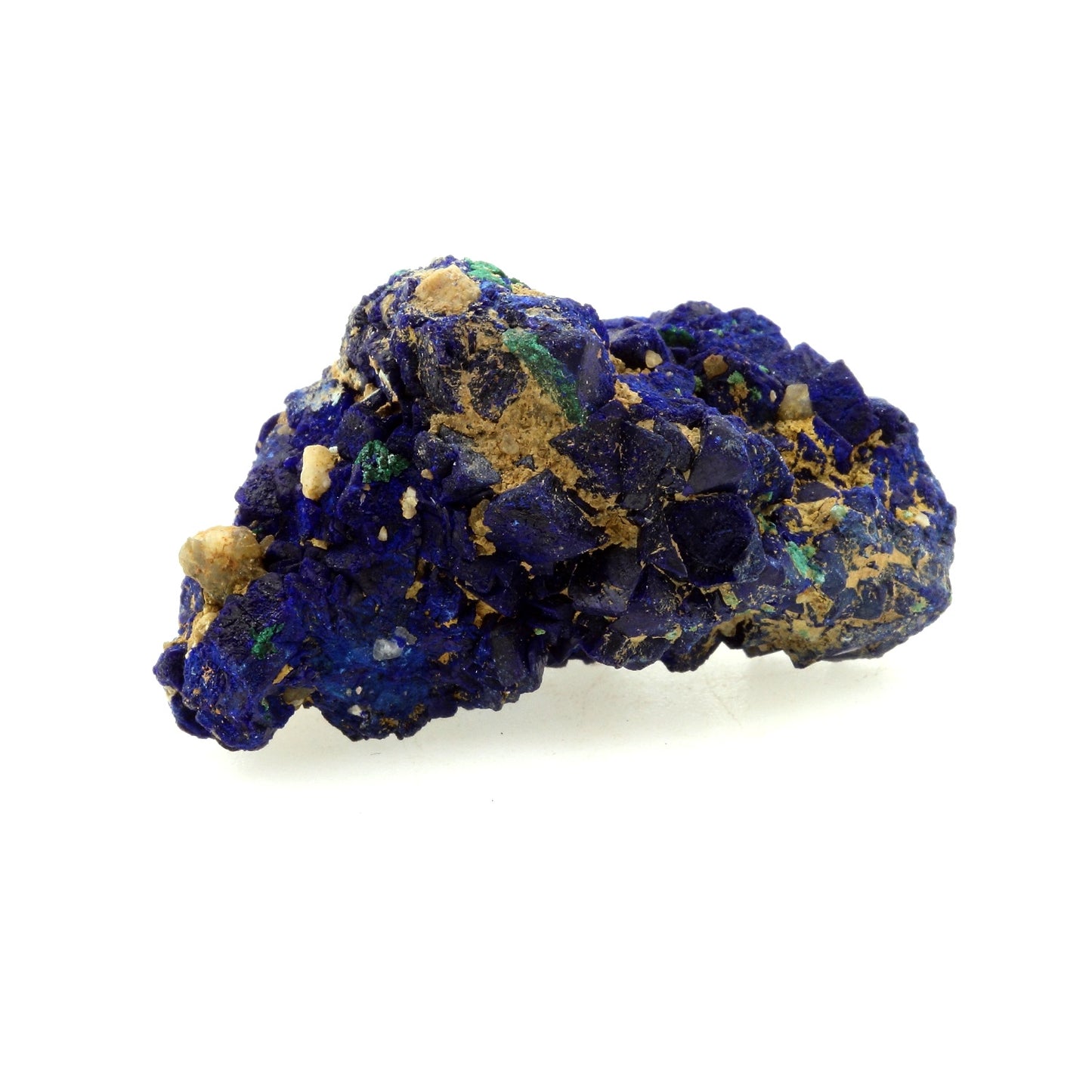 Chessylite (Azurite). 98.67 carats. Chessy-les-Mines, Rhône, France