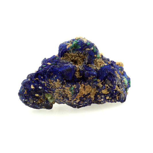 Chessylite (Azurite). 98.67 carats. Chessy-les-Mines, Rhône, France
