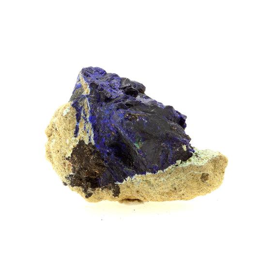 Chessylite (Azurite). 99.07 carats. Chessy-les-Mines, Rhône, France