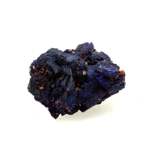 Chessylite (Azurite). 53.05 carats. Chessy-les-Mines, Rhône, France
