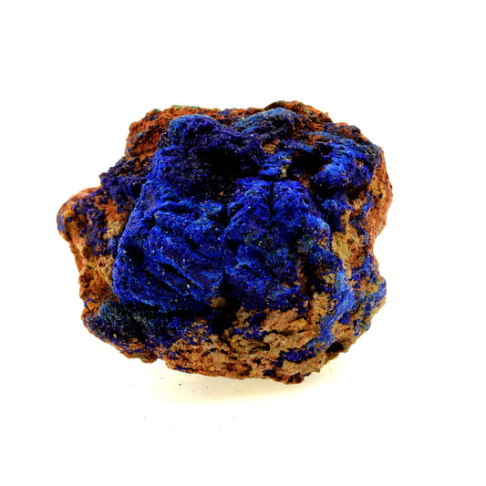 Chessylite (Azurite). 105.1 carats. Chessy-les-Mines, Rhône, France
