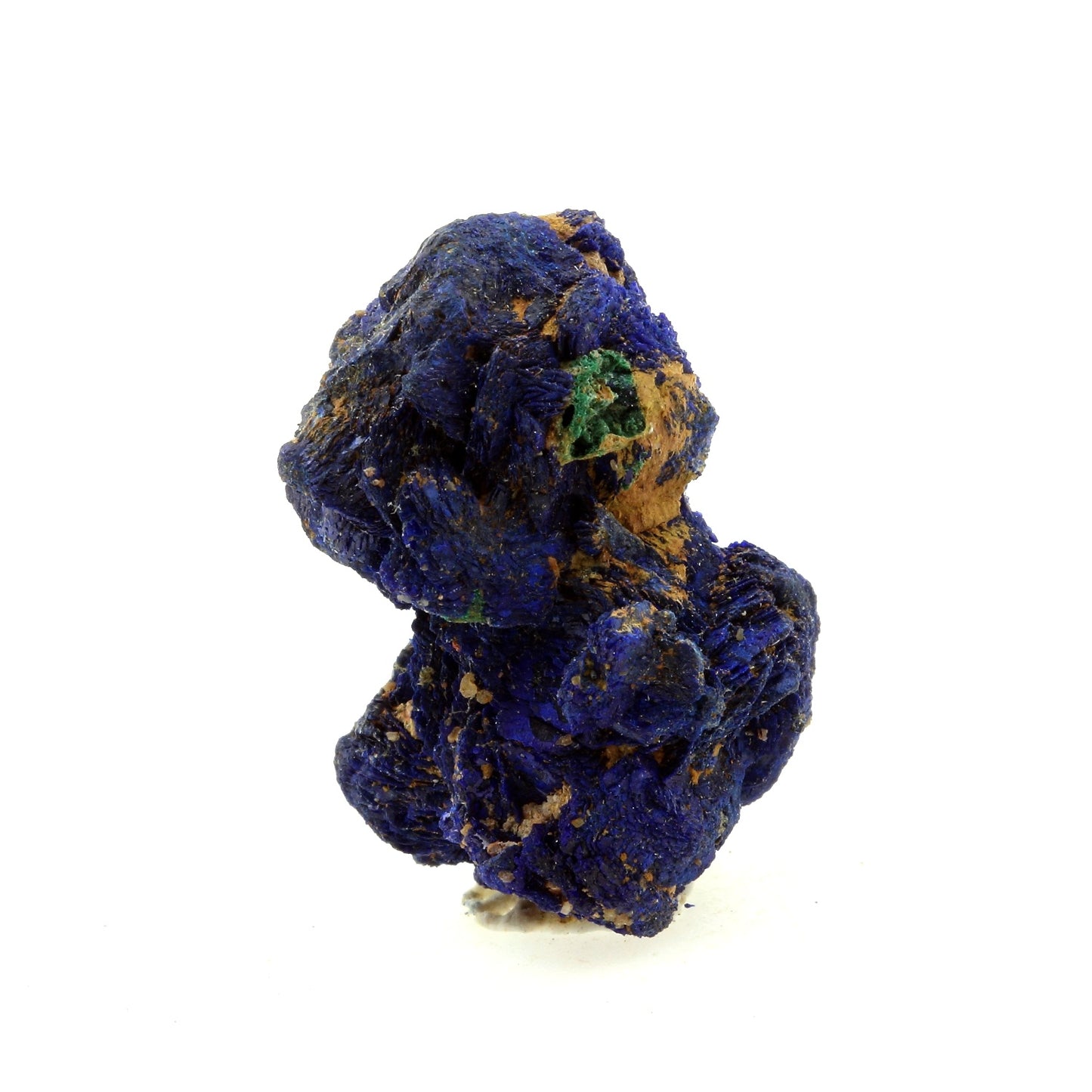 Chessylite (Azurite). 43.15 carats. Chessy-les-Mines, Rhône, France