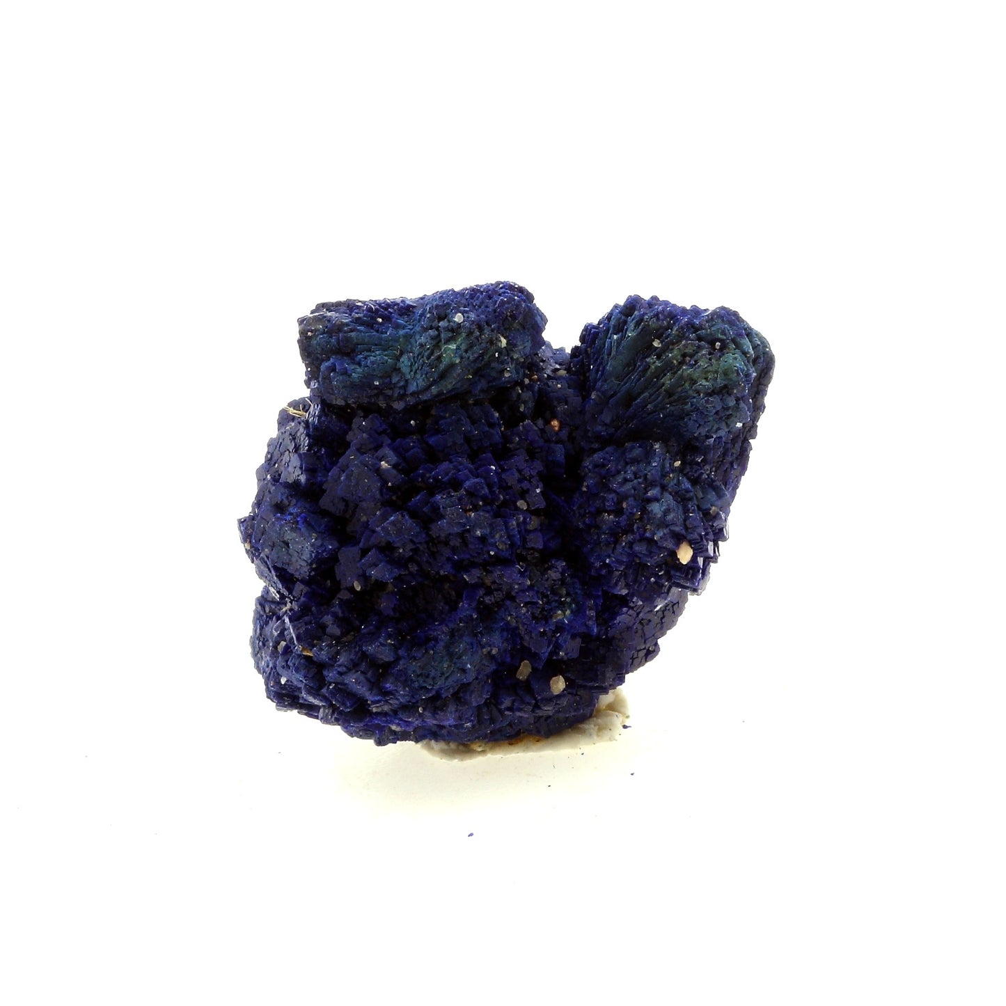 Chessylite (Azurite). 49.0 carats. Chessy-les-Mines, Rhône, France
