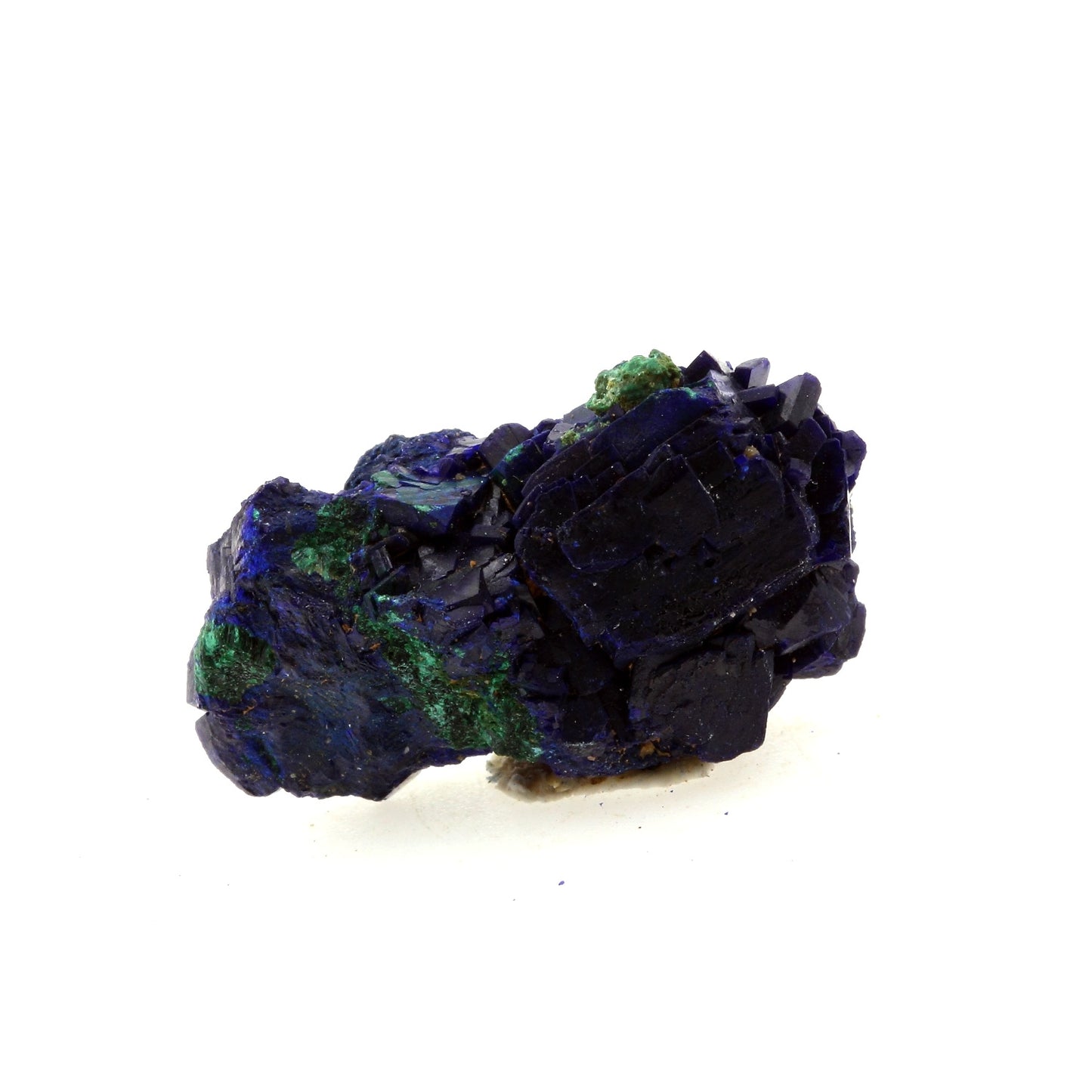 Chessylite (Azurite). 45.41 carats. Chessy-les-Mines, Rhône, France
