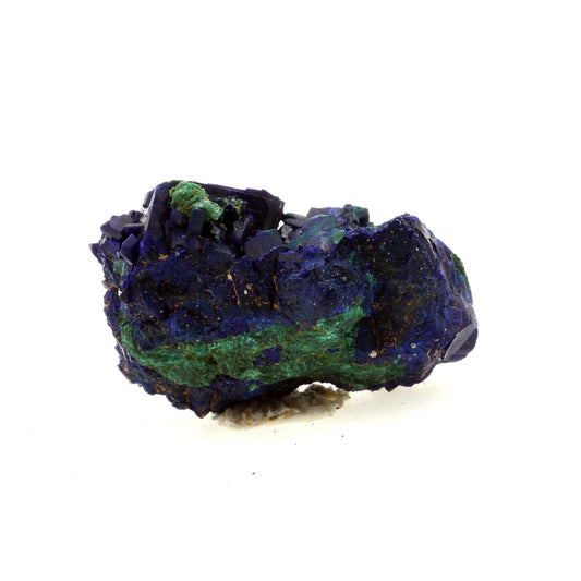 Chessylite (Azurite). 45.41 carats. Chessy-les-Mines, Rhône, France