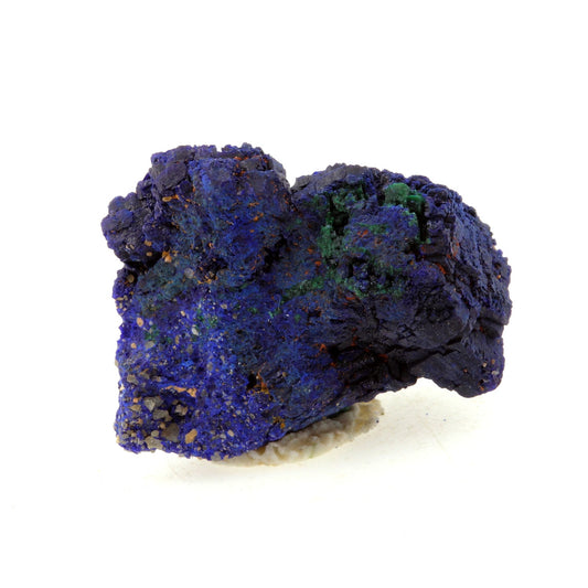 Chessylite (Azurite). 41.17 carats. Chessy-les-Mines, Rhône, France