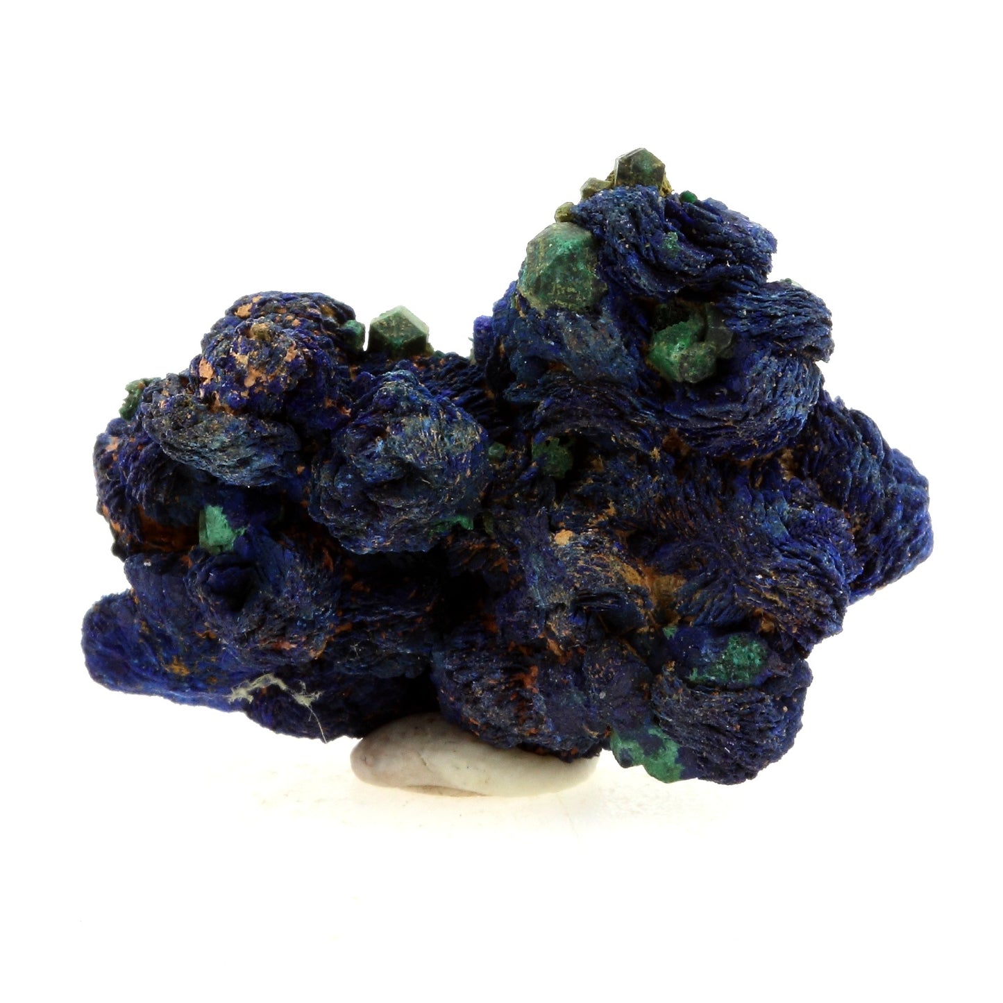Chessylite (Azurite). 47.52 carats. Chessy-les-Mines, Rhône, France