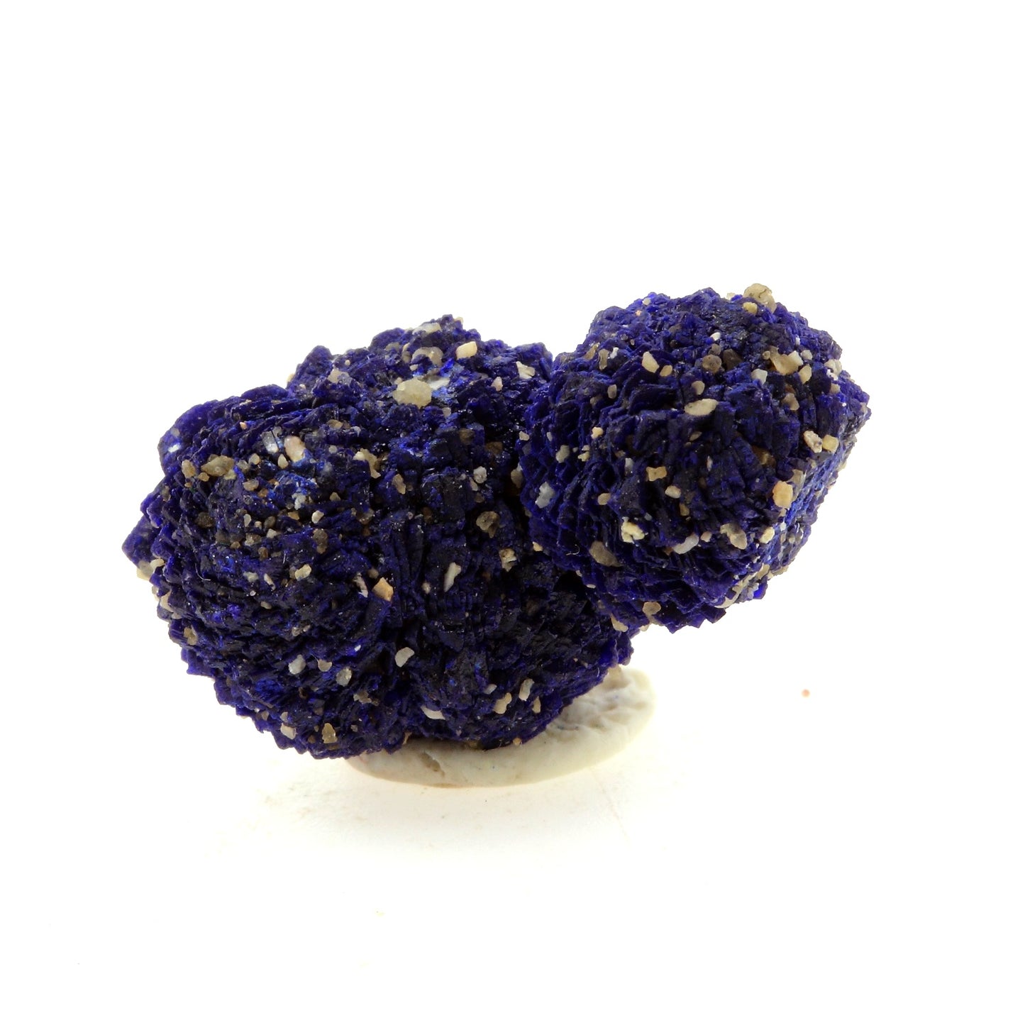 Chessylite (Azurite). 35.74 carats. Chessy-les-Mines, Rhône, France