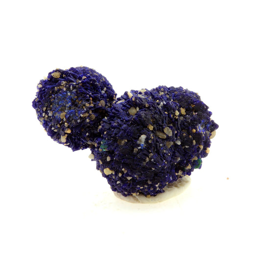 Chessylite (Azurite). 35.74 carats. Chessy-les-Mines, Rhône, France