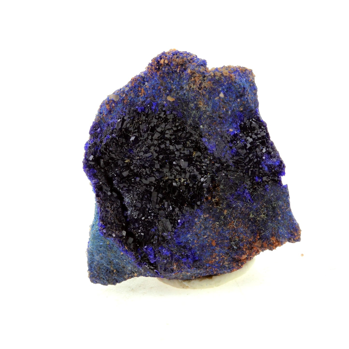 Chessylite (Azurite). 44.75 carats. Chessy-les-Mines, Rhône, France