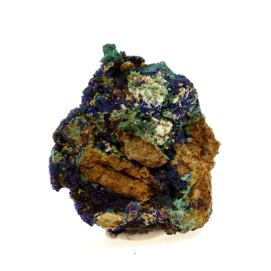 Chessylite (Azurite). 62.64 carats. Chessy-les-Mines, Rhône, France