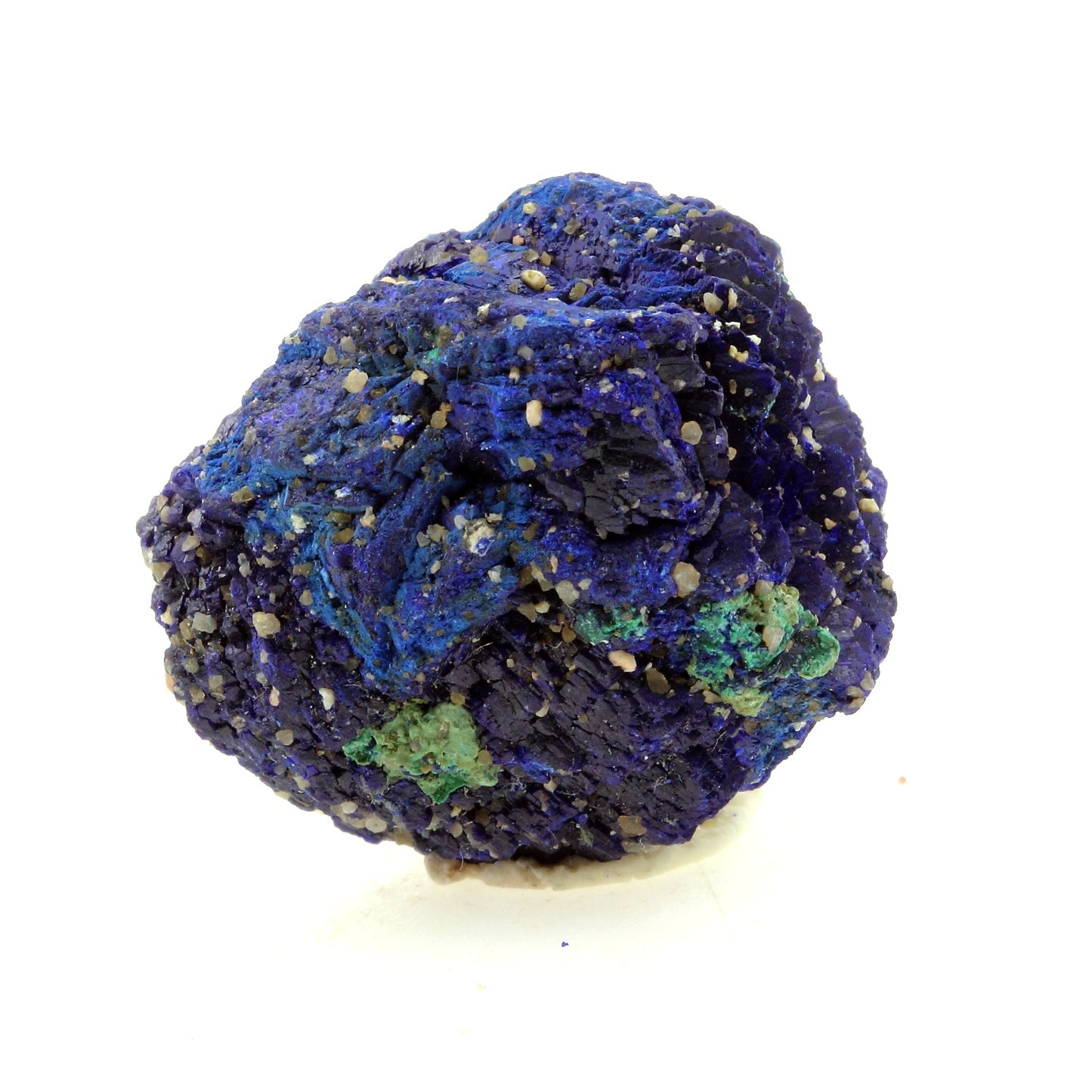 Chessylite (Azurite). 75.98 carats. Chessy-les-Mines, Rhône, France