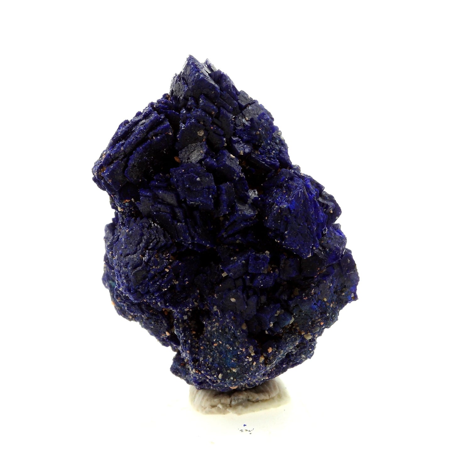 Chessylite (Azurite). 61.58 carats. Chessy-les-Mines, Rhône, France