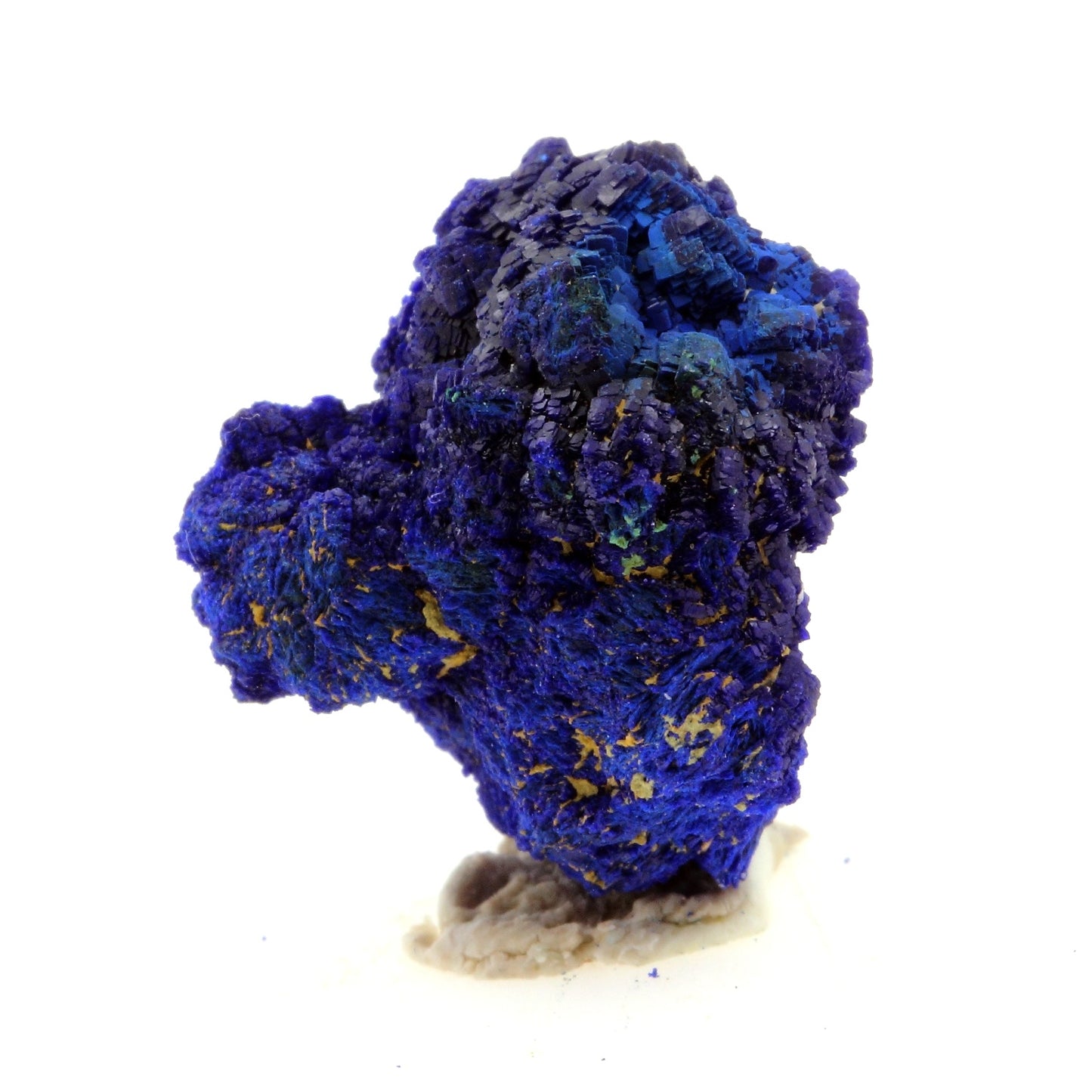 Chessylite (Azurite). 35.75 carats. Chessy-les-Mines, Rhône, France