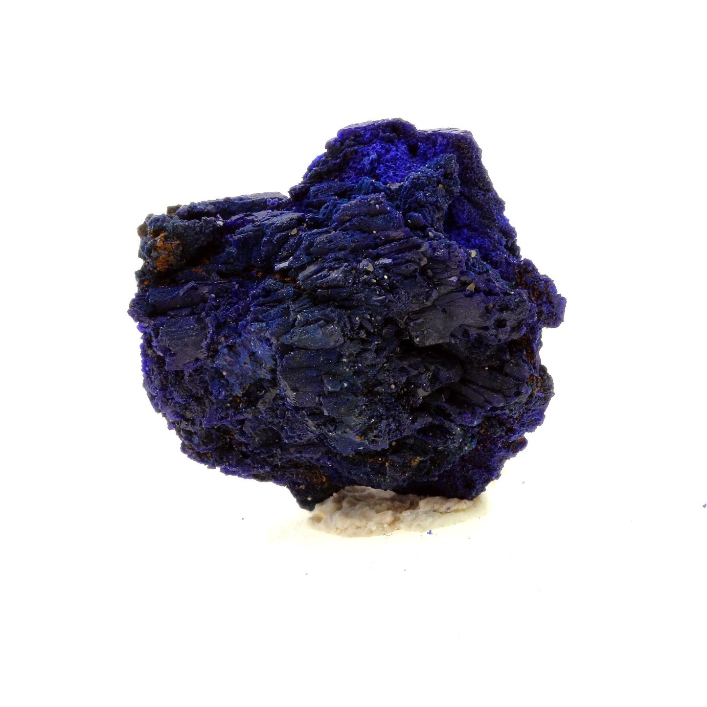 Chessylite (Azurite). 28.49 carats. Chessy-les-Mines, Rhône, France