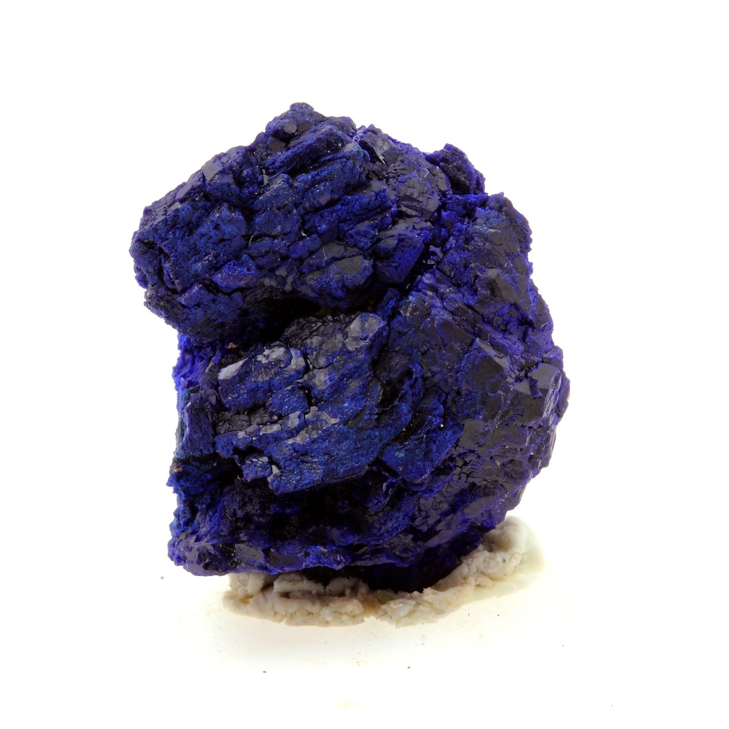Chessylite (Azurite). 24.87 carats. Chessy-les-Mines, Rhône, France