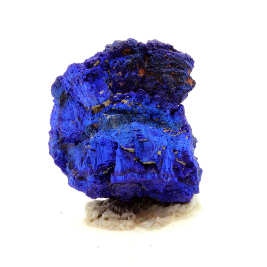 Chessylite (Azurite). 24.87 carats. Chessy-les-Mines, Rhône, France