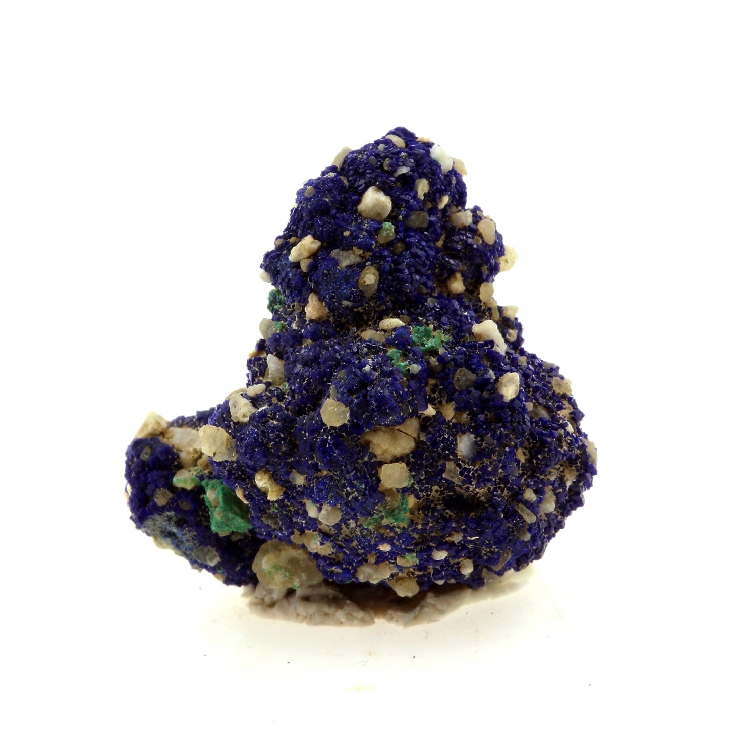 Chessylite (Azurite). 32.26 carats. Chessy-les-Mines, Rhône, France