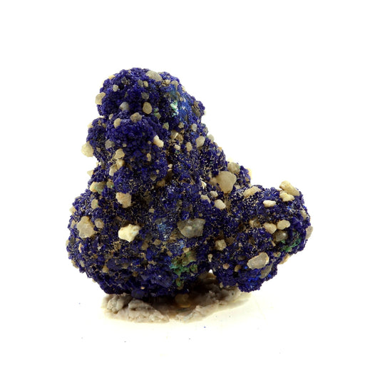 Chessylite (Azurite). 32.26 carats. Chessy-les-Mines, Rhône, France