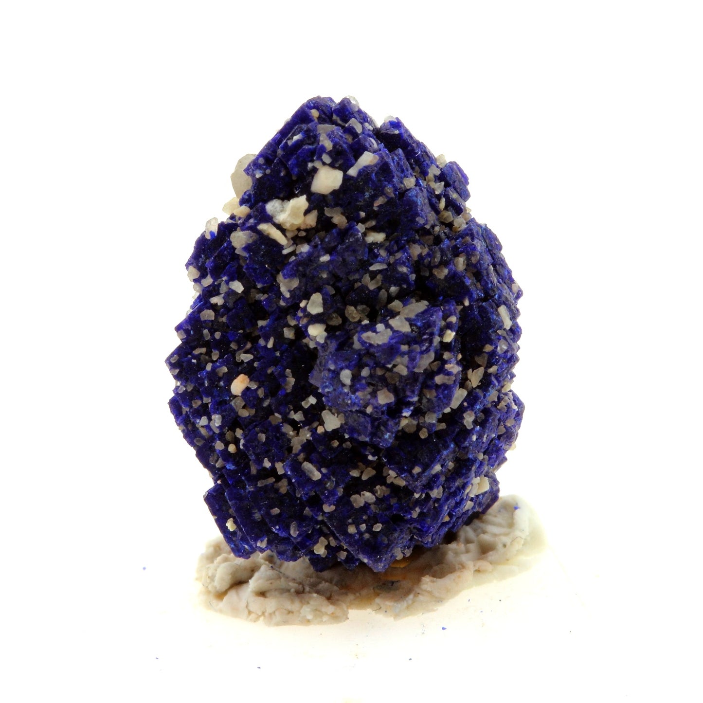 Chessylite (Azurite). 17.04 carats. Chessy-les-Mines, Rhône, France