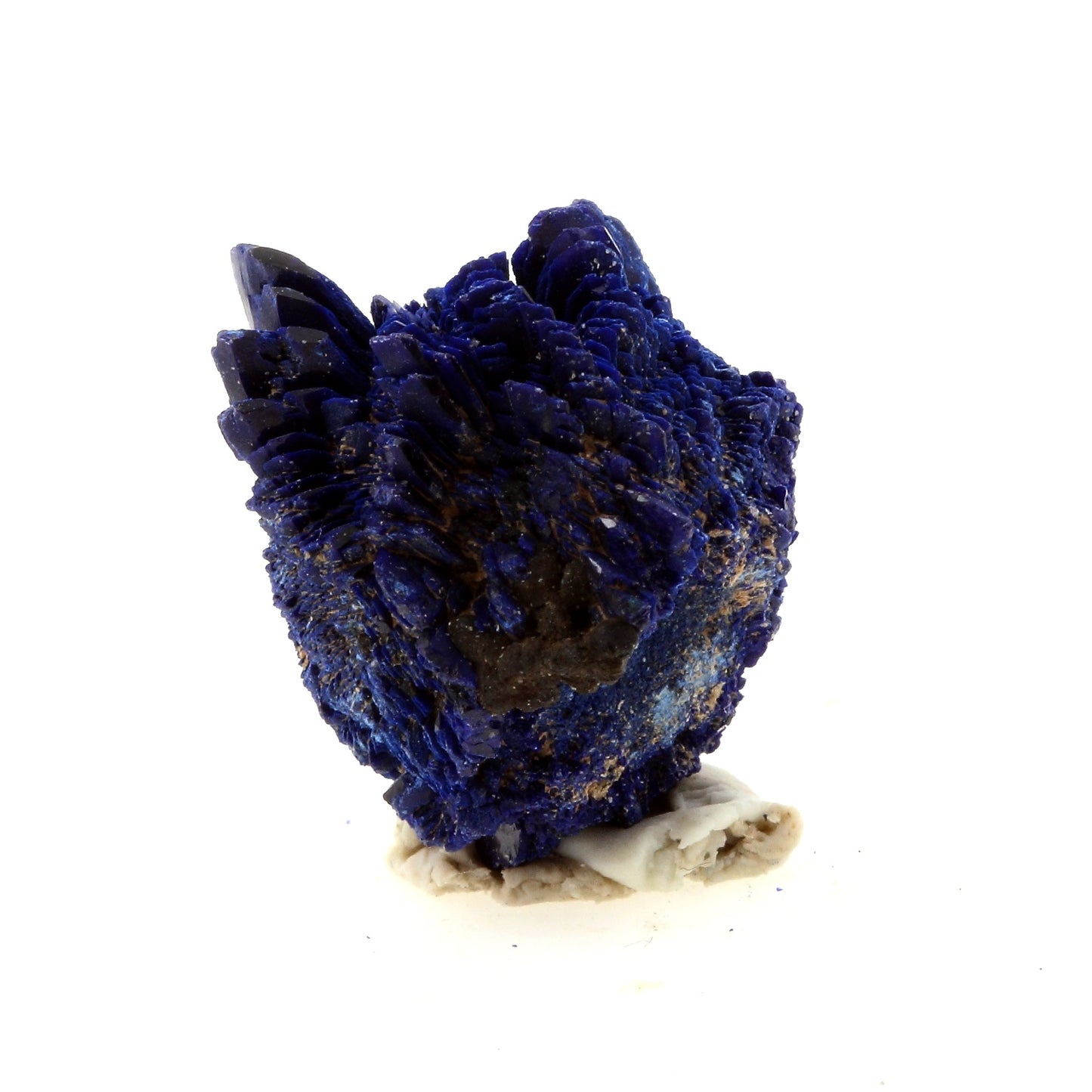 Chessylite (Azurite). 19.39 carats. Chessy-les-Mines, Rhône, France