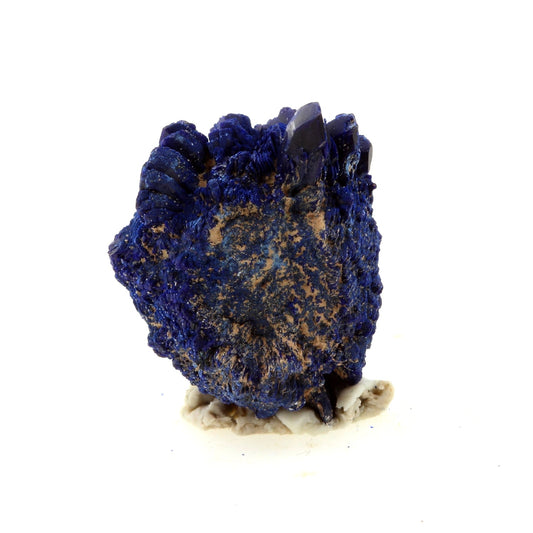 Chessylite (Azurite). 19.39 carats. Chessy-les-Mines, Rhône, France