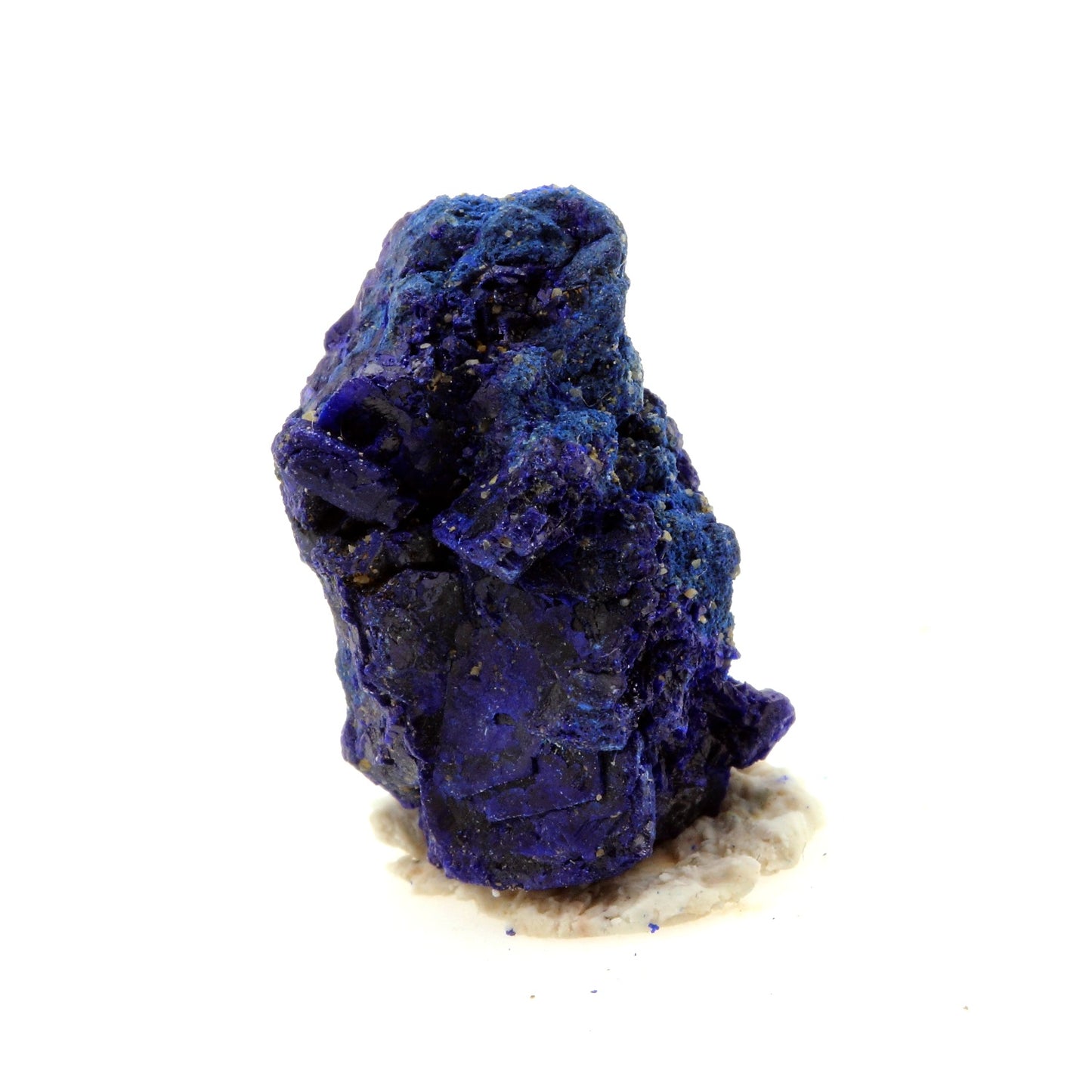 Chessylite (Azurite). 14.61 carats. Chessy-les-Mines, Rhône, France