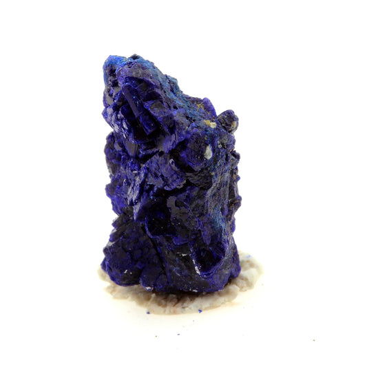 Chessylite (Azurite). 14.61 carats. Chessy-les-Mines, Rhône, France