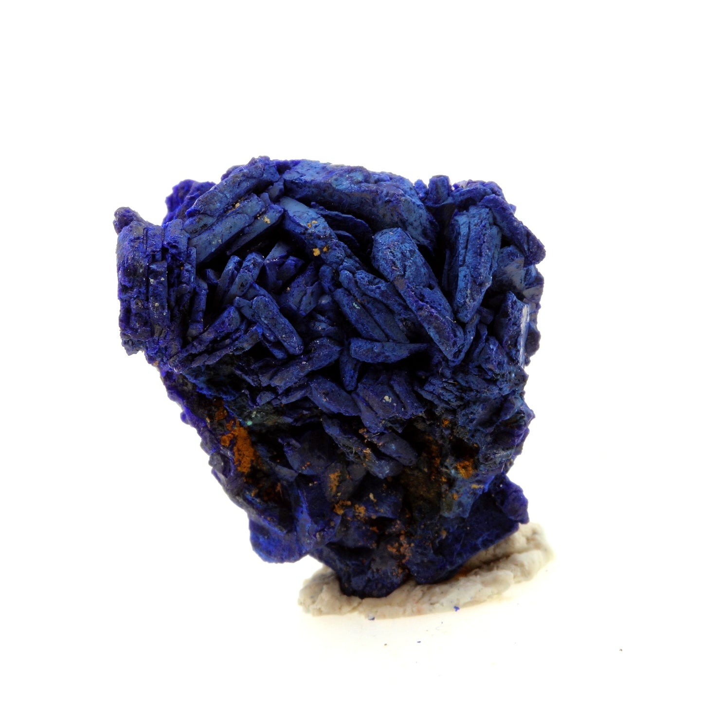 Chessylite (Azurite). 36.34 carats. Chessy-les-Mines, Rhône, France