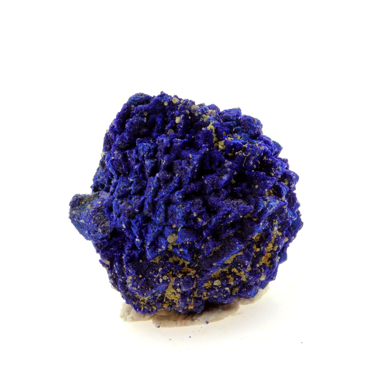 Chessylite (Azurite). 43.27 carats. Chessy-les-Mines, Rhône, France