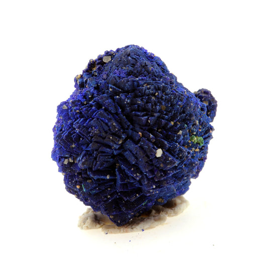 Chessylite (Azurite). 43.27 carats. Chessy-les-Mines, Rhône, France