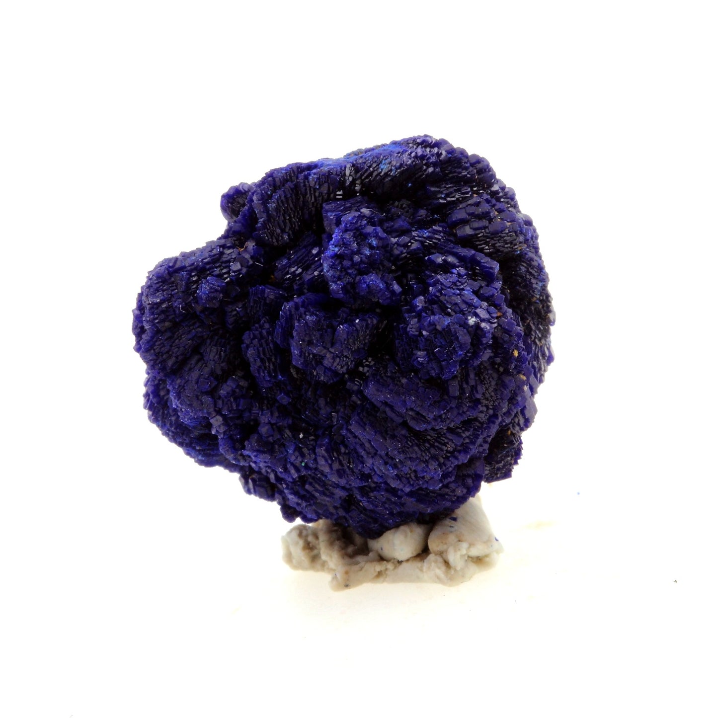 Chessylite (Azurite). 28.16 carats. Chessy-les-Mines, Rhône, France