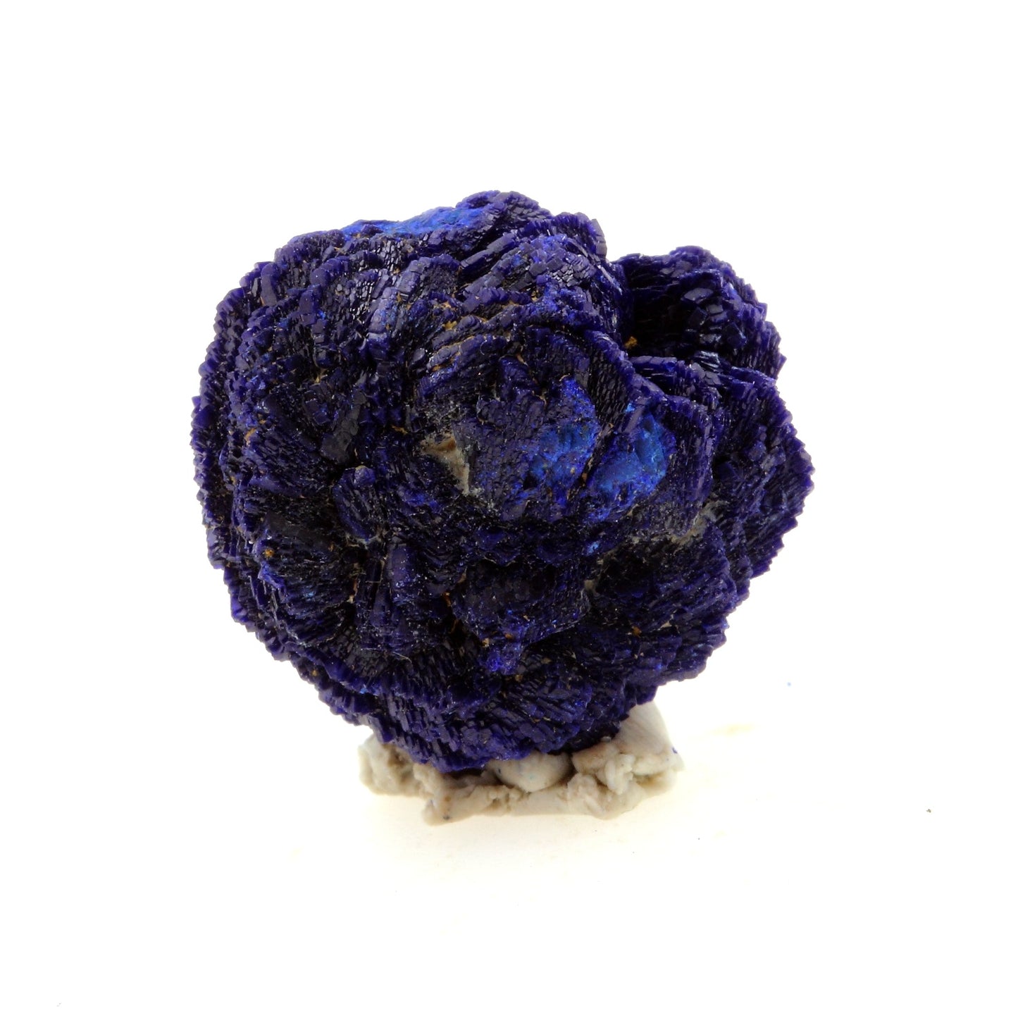 Chessylite (Azurite). 28.16 carats. Chessy-les-Mines, Rhône, France