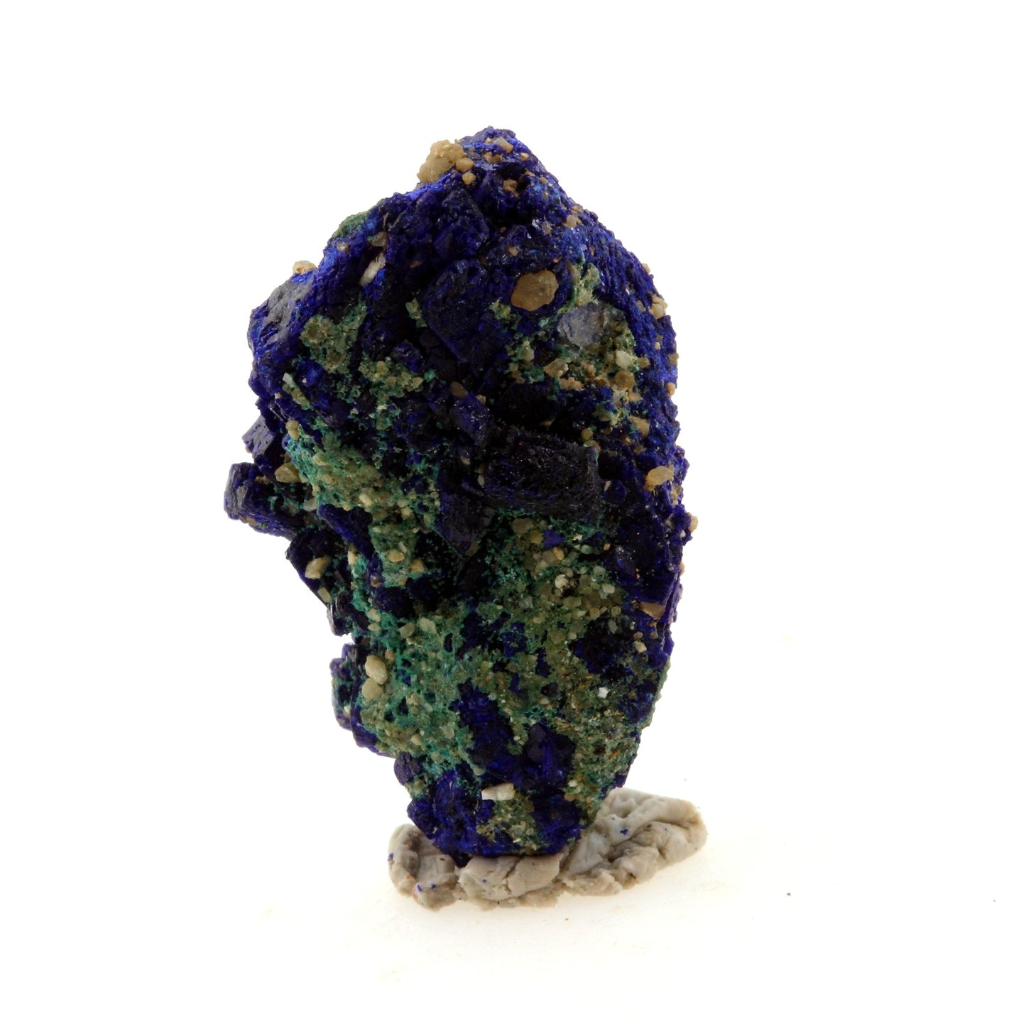Chessylite (Azurite). 37.75 carats. Chessy-les-Mines, Rhône, France