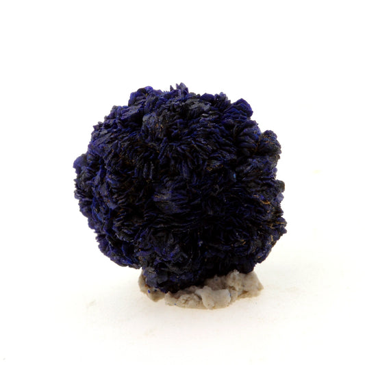 Chessylite (Azurite). 19.87 carats. Chessy-les-Mines, Rhône, France