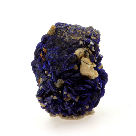 Chessylite (Azurite). 49.46 carats. Chessy-les-Mines, Rhône, France
