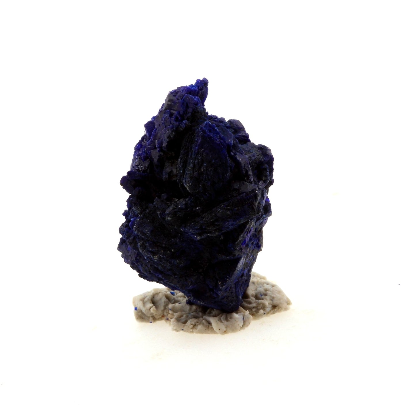 Chessylite (Azurite). 12.02 carats. Chessy-les-Mines, Rhône, France