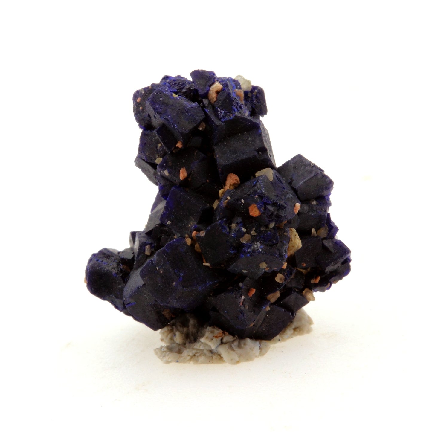 Chessylite (Azurite). 13.37 carats. Chessy-les-Mines, Rhône, France