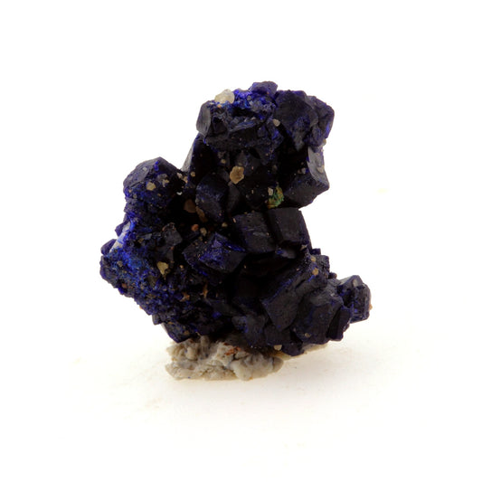 Chessylite (Azurite). 13.37 carats. Chessy-les-Mines, Rhône, France