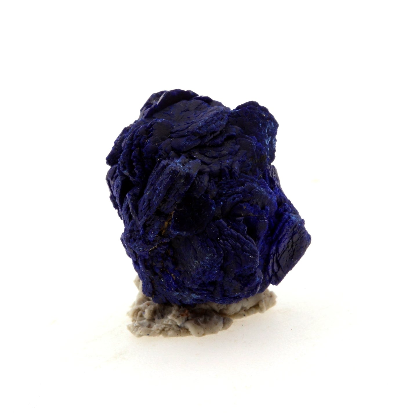 Chessylite (Azurite). 19.88 carats. Chessy-les-Mines, Rhône, France