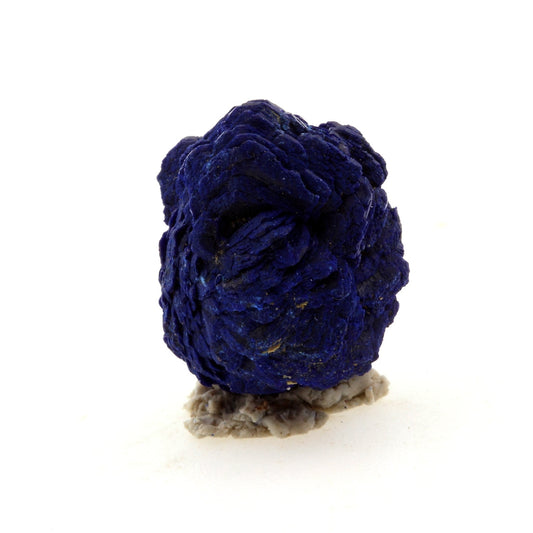 Chessylite (Azurite). 19.88 carats. Chessy-les-Mines, Rhône, France
