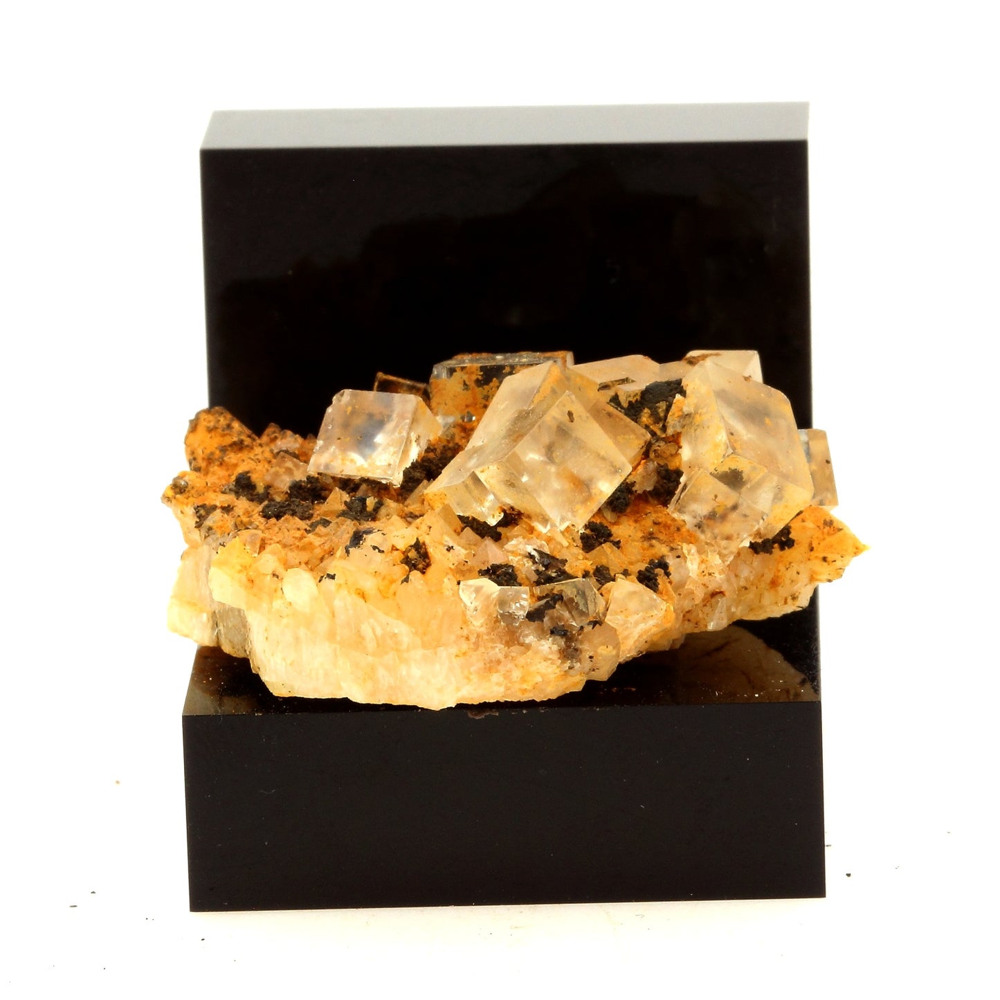 Fluorite + Quartz. 67.1 carats. Langeac, Haute-Loire, France