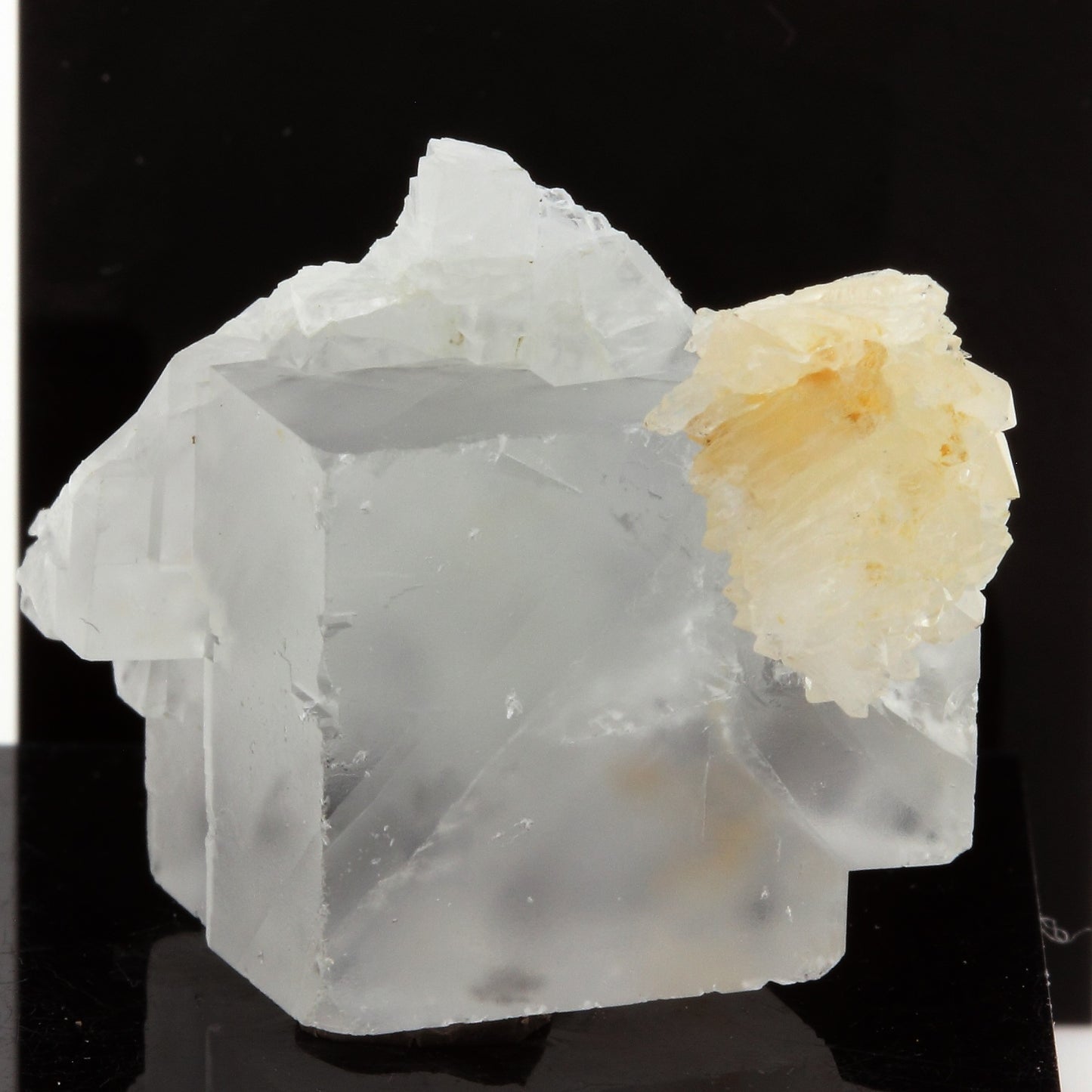 Fluorite + Quartz. 52.1 carats. Pratclaux, Langeac, Haute-Loire, France